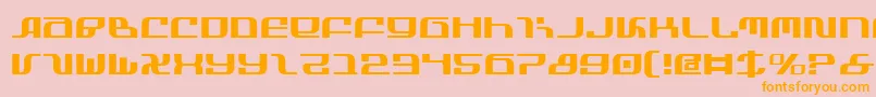 infinityformula Font – Orange Fonts on Pink Background