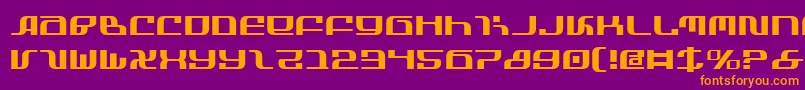 infinityformula Font – Orange Fonts on Purple Background