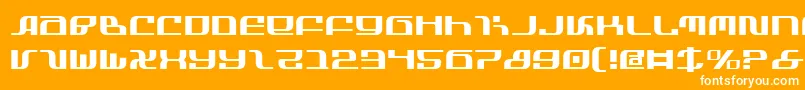 infinityformula Font – White Fonts on Orange Background