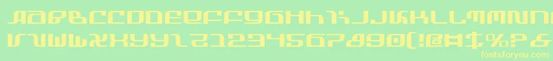 infinityformula Font – Yellow Fonts on Green Background