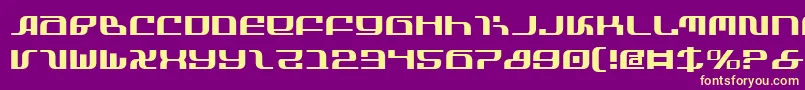 infinityformula Font – Yellow Fonts on Purple Background