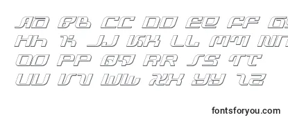 Обзор шрифта Infinityformula3dital