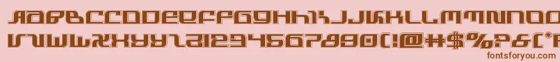 infinityformulaacad Font – Brown Fonts on Pink Background