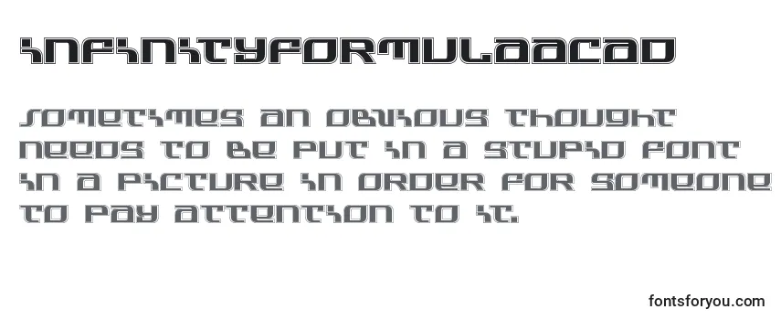 Infinityformulaacad Font