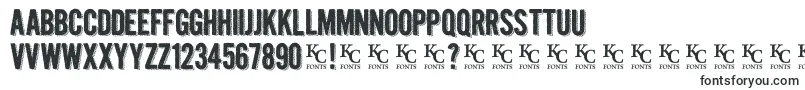 Kraftninedemo-fontti – Serifeillä varustetut fontit