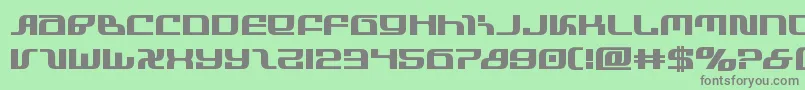 infinityformulabold Font – Gray Fonts on Green Background
