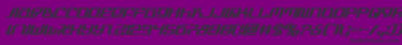 infinityformulacondital Font – Black Fonts on Purple Background