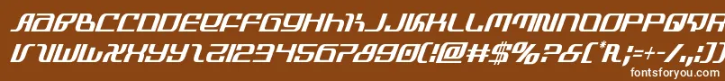 infinityformulacondital Font – White Fonts on Brown Background