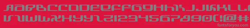 infinityformulaexpand Font – Gray Fonts on Red Background
