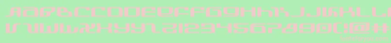 infinityformulaexpand Font – Pink Fonts on Green Background