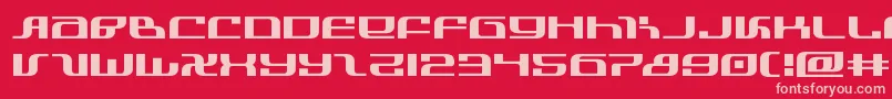 infinityformulaexpand Font – Pink Fonts on Red Background