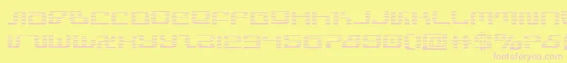 infinityformulagrad Font – Pink Fonts on Yellow Background