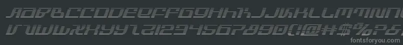 Шрифт infinityformulagradital – серые шрифты на чёрном фоне