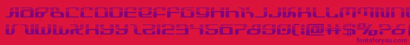Шрифт infinityformulahalf – фиолетовые шрифты на красном фоне