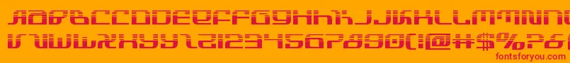 infinityformulahalf Font – Red Fonts on Orange Background