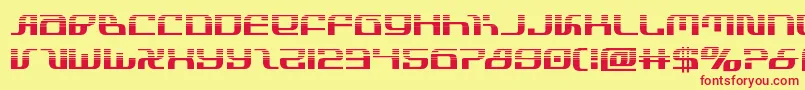 infinityformulahalf Font – Red Fonts on Yellow Background