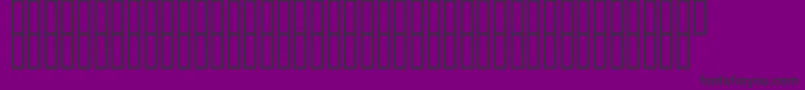 McsFarisySpined-fontti – mustat fontit violetilla taustalla