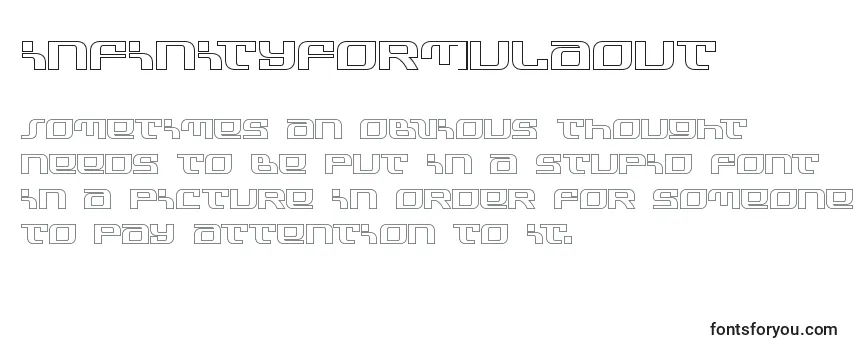 Review of the Infinityformulaout Font