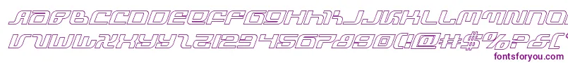 infinityformulaoutital-Schriftart – Violette Schriften