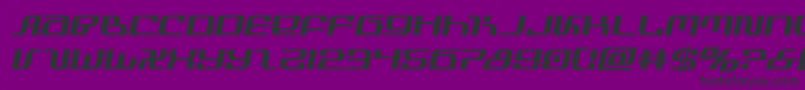 infinityformulasemital Font – Black Fonts on Purple Background