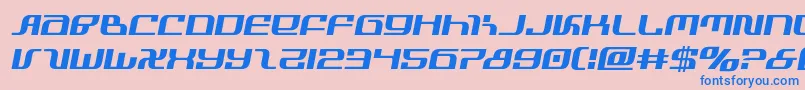 Шрифт infinityformulasemital – синие шрифты на розовом фоне