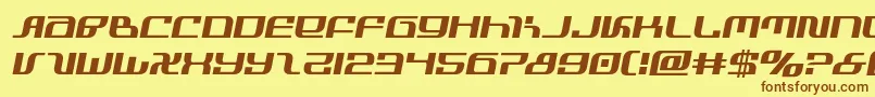 infinityformulasemital-fontti – ruskeat fontit keltaisella taustalla