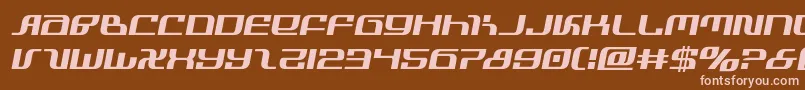 infinityformulasemital Font – Pink Fonts on Brown Background