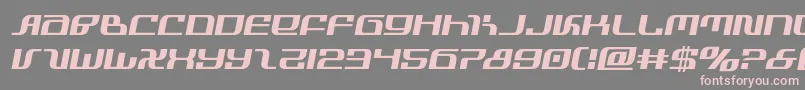 フォントinfinityformulasemital – 灰色の背景にピンクのフォント