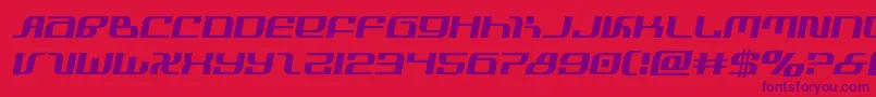 infinityformulasemital Font – Purple Fonts on Red Background
