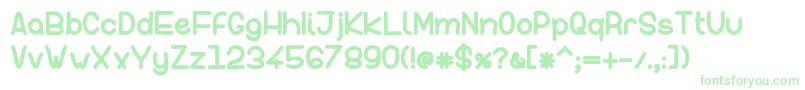 InFormal Style Bold-Schriftart – Grüne Schriften