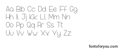 InFormal Style Thin-fontti
