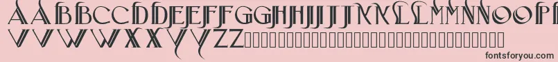 Iniciatica Font – Black Fonts on Pink Background