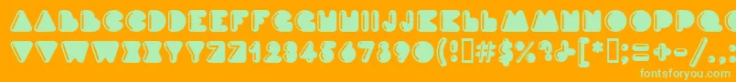 Подробнее о шрифте Ink Highlight Шрифт Ink Highlight – зелёные шрифты на оранжевом фоне