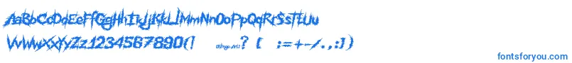 Подробнее о шрифте Ink Noise Шрифт Ink Noise – синие шрифты