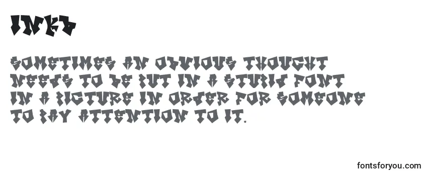 Шрифт INKB    (130337)