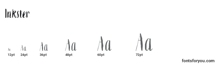Inkster Font Sizes