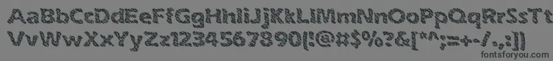 inkswipe Font – Black Fonts on Gray Background