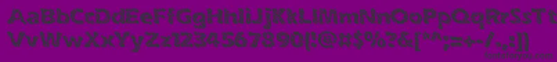 inkswipe-fontti – mustat fontit violetilla taustalla