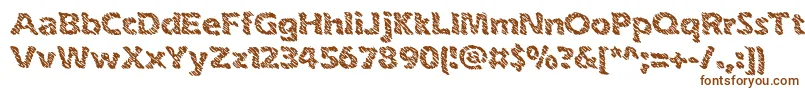 Шрифт inkswipe – коричневые шрифты