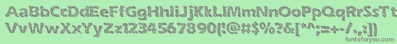 Шрифт inkswipe – серые шрифты на зелёном фоне