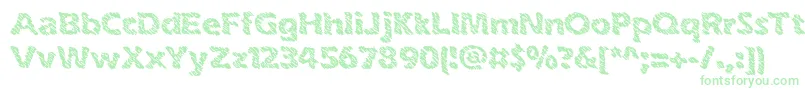 inkswipe-Schriftart – Grüne Schriften auf weißem Hintergrund