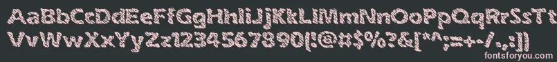inkswipe Font – Pink Fonts on Black Background