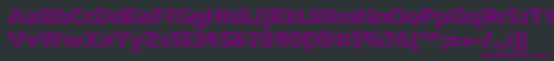 inkswipe Font – Purple Fonts on Black Background