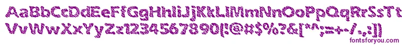 inkswipe Font – Purple Fonts on White Background