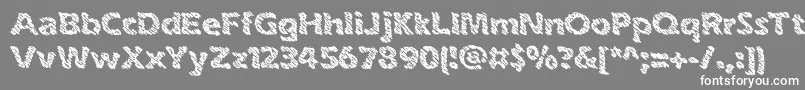 inkswipe Font – White Fonts on Gray Background
