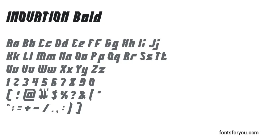 INOVATION Boldフォント–アルファベット、数字、特殊文字