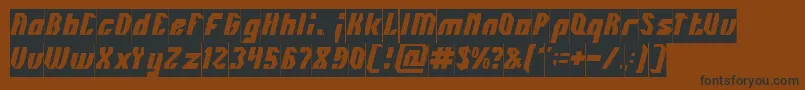INOVATION Inverse Font – Black Fonts on Brown Background