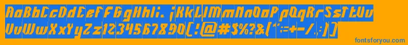 INOVATION Inverse Font – Blue Fonts on Orange Background