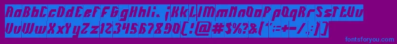 INOVATION Inverse Font – Blue Fonts on Purple Background