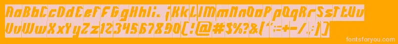 INOVATION Inverse Font – Pink Fonts on Orange Background